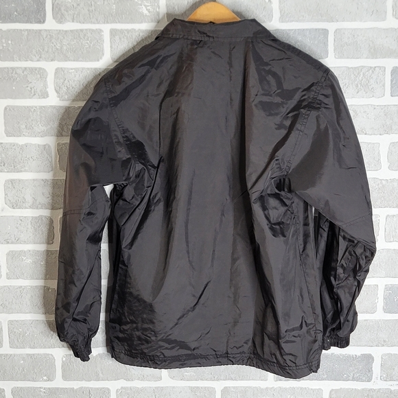 ADIDAS Nebraska Windbreaker Youth Size M 10-12 Black/Red/White - Picture 2 of 6